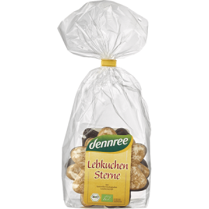 ΧΡΙΣΤΟΥΓΕΝΝΙΑΤΙΚΑ ΑΣΤΕΡΙΑ LEBKUCHEN 150ΓΡ DENREE BIO