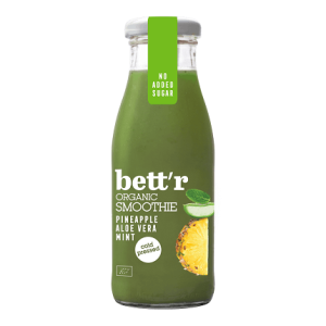 SMOOTHIE ΜΕ ΑΝΑΝΑ ΑΛΟΗ & ΜΕΝΤΑ 250ML BETTR BIO