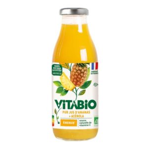 ΧΥΜΟΣ ΑΝΑΝΑ ΜΕ ΑΣΕΡΟΛΑ ΒΙΟ 500ML VITABIO