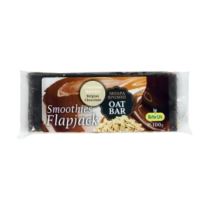 ΜΠΑΡΑ ΒΡΩΜΗΣ ΜΕ ΣΟΚΟΛΑΤΑ ΒΕΛΓΙΟΥ SMOOTHIES 100ΓΡ 5 ΤΕΜΑΧΙΩΝ FLAPJACK