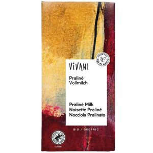 ΣΟΚΟΛΑΤΑ ΓΑΛΑΚΤΟΣ ΜΕ ΠΡΑΛΙΝΑ 5 ΤΕΜΑΧΙΩΝ 100ΓΡ VIVANI BIO