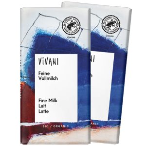 ΣΟΚΟΛΑΤΑ ΓΑΛΑΚΤΟΣ ΣΤΑΝΤ 40 ΤΕΜΑΧΙΩΝ 12,5ΓΡ VIVANI BIO
