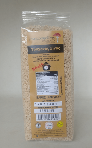 ΤΡΑΧΑΝΑΣ ΞΙΝΟΣ 400ΓΡ ΜΑΝΙΤΑΡΟΠΡΟΙΟΝΤΑ ΓΡΕΒΕΝΩΝ