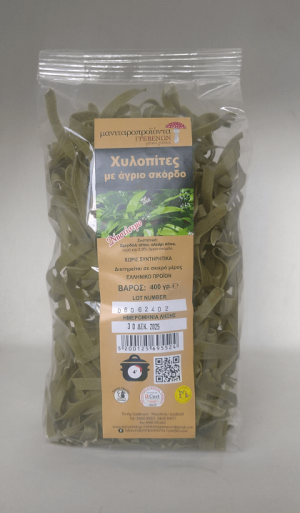 ΧΥΛΟΠΙΤΕΣ ΜΕ ΑΓΡΙΟ ΣΚΟΡΔΟ 400ΓΡ ΜΑΝΙΤΑΡΟΠΡΟΙΟΝΤΑ ΓΡΕΒΕΝΩΝ