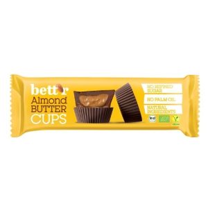 NUT BUTTER CUPS ΜΕ ΠΡΑΛΙΝΑ ΑΜΥΓΔΑΛΟΥ (3Χ13ΓΡ) 12 ΤΕΜΑΧΙΩΝ BETTR ΒΙΟ