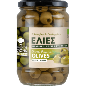 ΕΛΙΕΣ ΠΡΑΣΙΝΕΣ ΧΩΡΙΣ ΚΟΥΚΟΥΤΣΙ (ΣΤΑΓΓΙΣΜΕΝΗ 340ΓΡ) ΣΕ ΑΛΜΗ 670ΓΡ ΕΚΛΕΚΤΗ ΚΟΥΖΙΝΑ ΒΙΟ